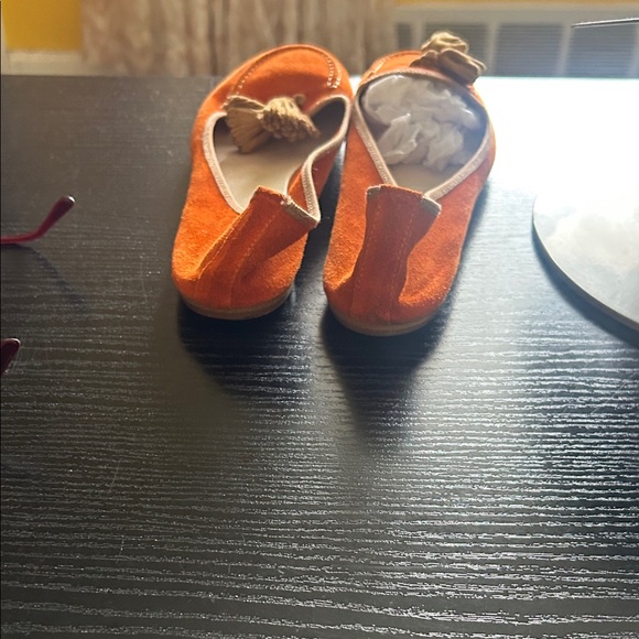 Sundance Orange Tassel Loafers - Picture 4 of 10